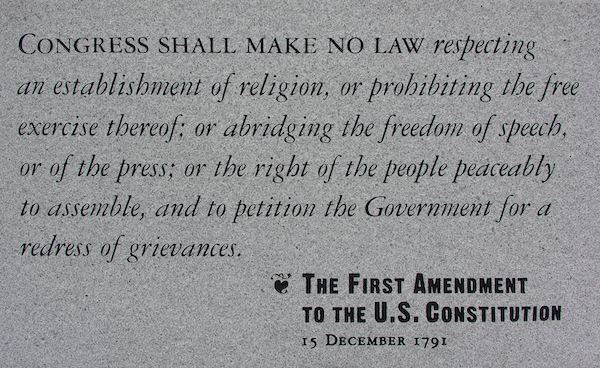 The First Amendment and Citizen Activism